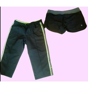 DEAL capri pants & shorts misses lot XL black